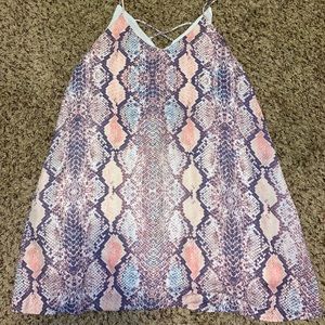 Pink Lily Boutique Snake Skin Dress